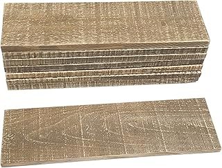 Rustic Reclaimed 8-Pack Weathered Wood Sign | 12-Inch Farmhouse Wood Planks