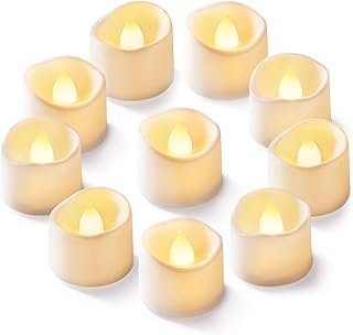 Homemory 24Pcs Flickering Flameless Candle Battery Operated, 200+Hours F...