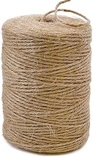 PerkHomy Natural Jute Twine 600 Feet Long Twine String for Crafts Gift W...