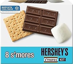 HERSHEY'S S'mores Kit Box with Graham Crackers, Chocolate & Marshmallows...