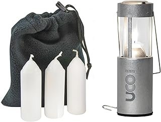 UCO Original Candle Lantern Value Pack with 3 Candles and Storage Bag, O...