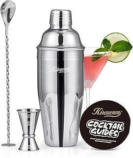 Cocktail Shaker, KITESSENSU 24oz Drink Shaker with Bartender Strainer, M...