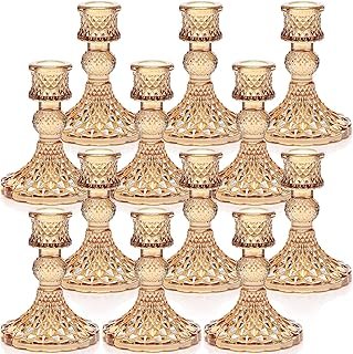 Candlestick Holders Set, 12Pcs 4
