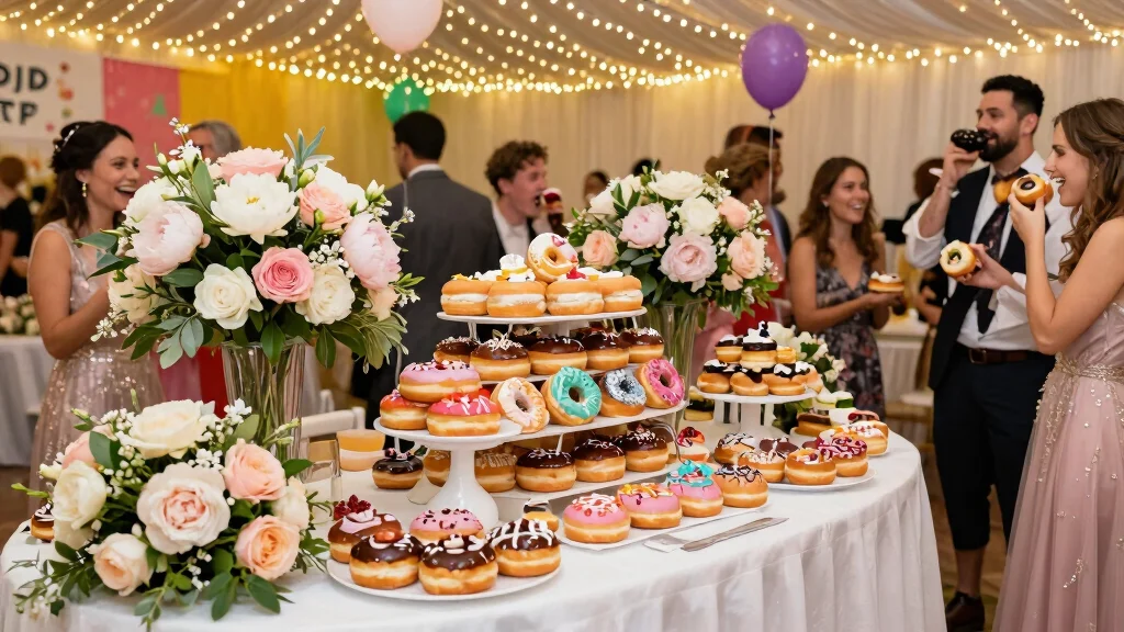 16 Fun Donut Bar Wedding Ideas for a Playful Reception