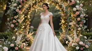 16 Slick Bun Wedding Hairstyles for a Sleek Bridal Look