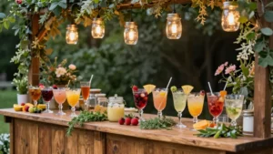 20 Stylish Drink Bar Wedding Ideas for Signature Cocktails