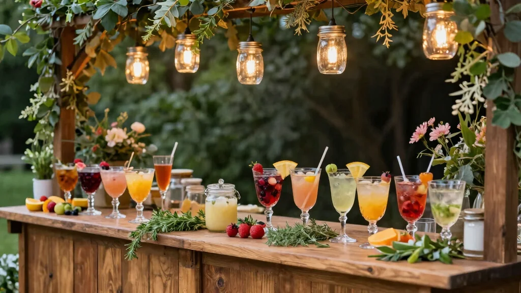 20 Stylish Drink Bar Wedding Ideas for Signature Cocktails