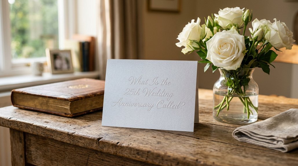 25th wedding anniversary silver jubilee