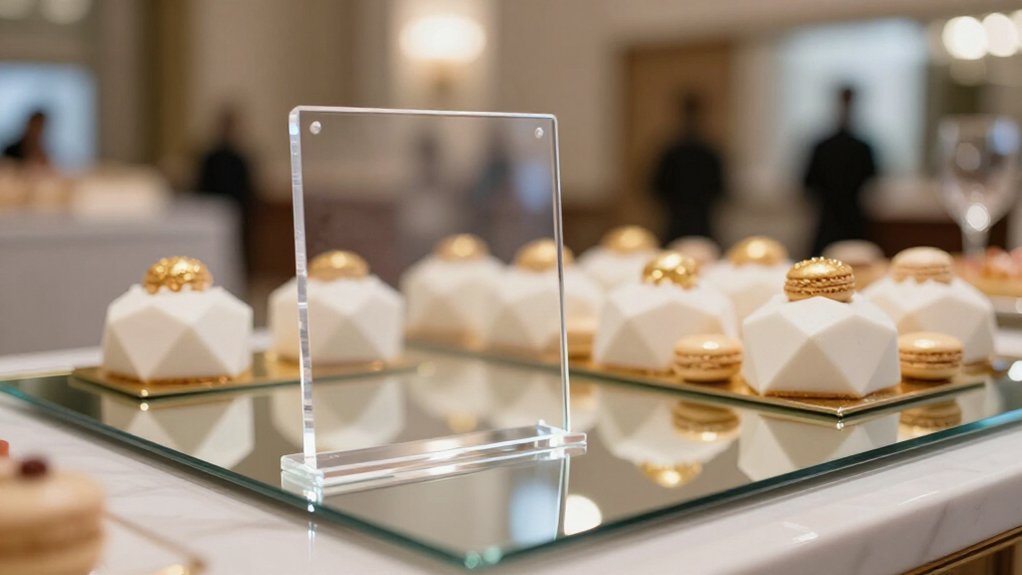 acrylic mirrored signs elevate glam