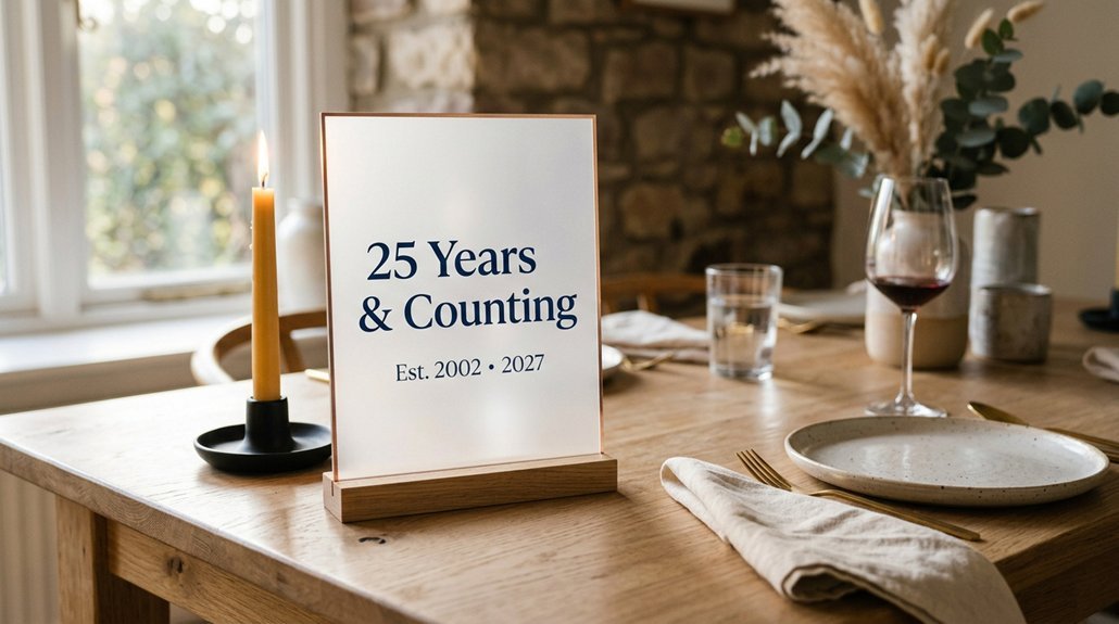 best wedding anniversary signs