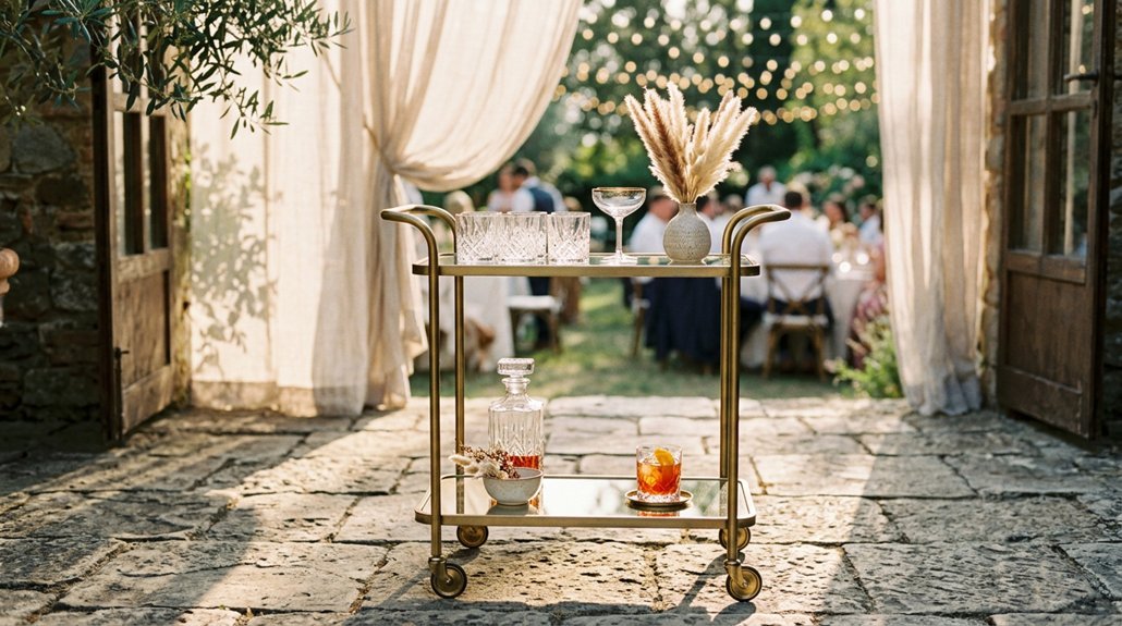 best wedding bar cart picks