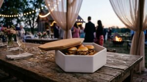 best wedding late night snack containers