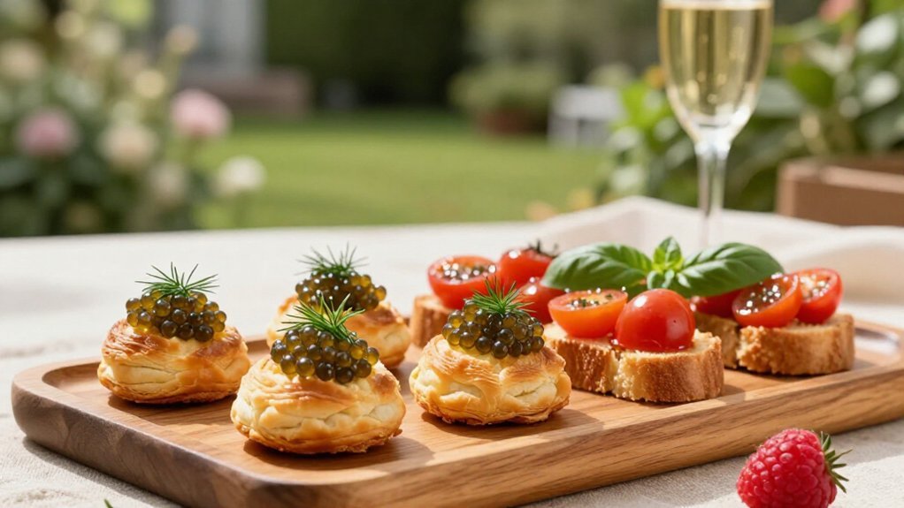 budget friendly upscale cocktail hour appetizers