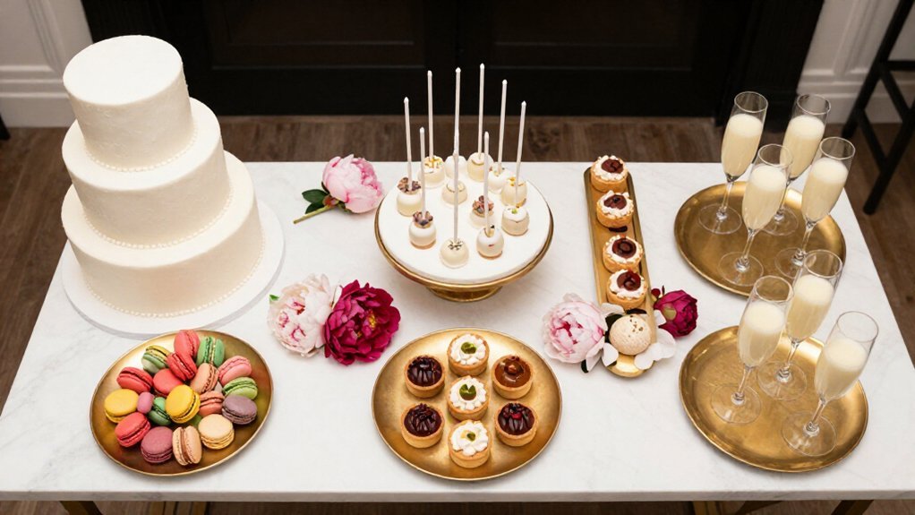 five zone dessert table layout guidelines