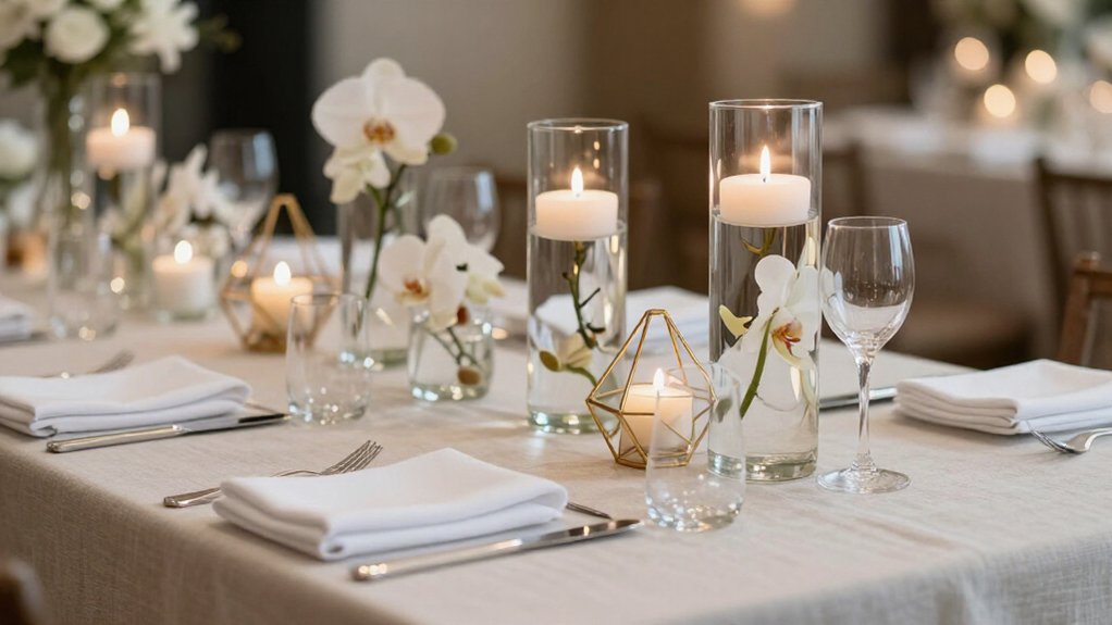 gold and silver anniversary centerpiece ideas