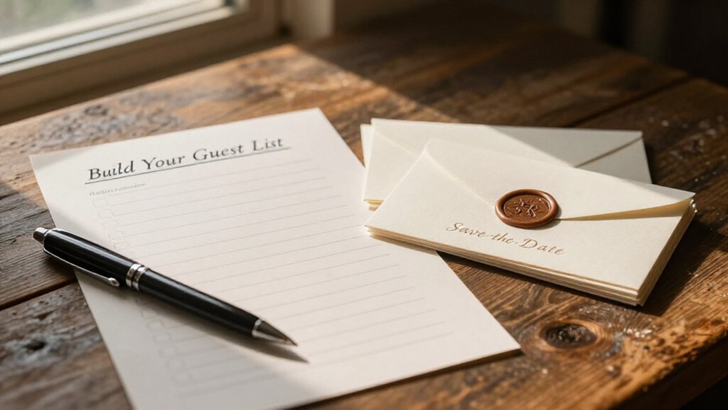 guest list guides wedding timeline