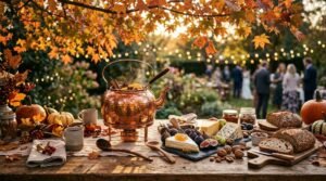seasonal wedding food stations ideas