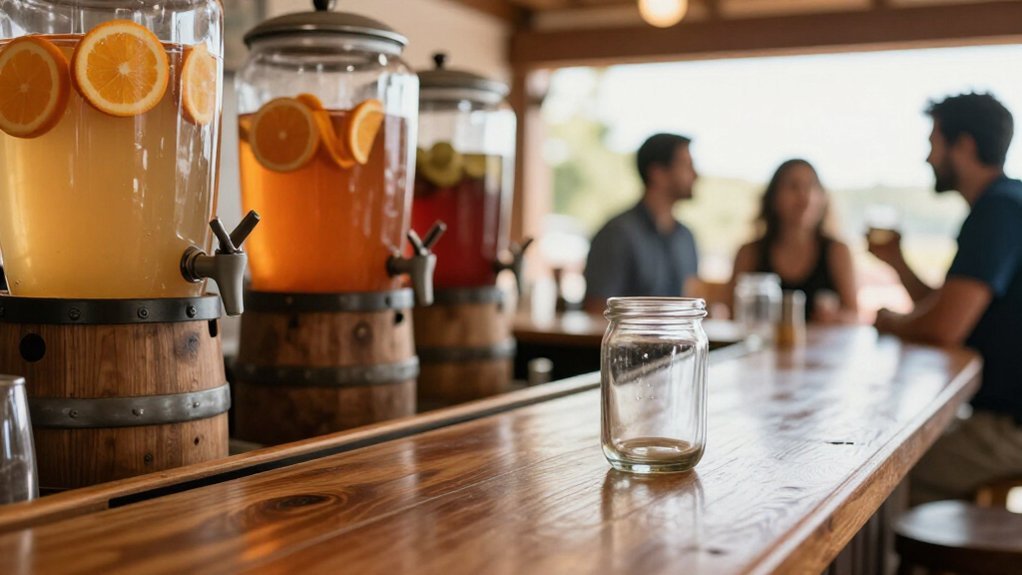 self serve bar saves bartender costs