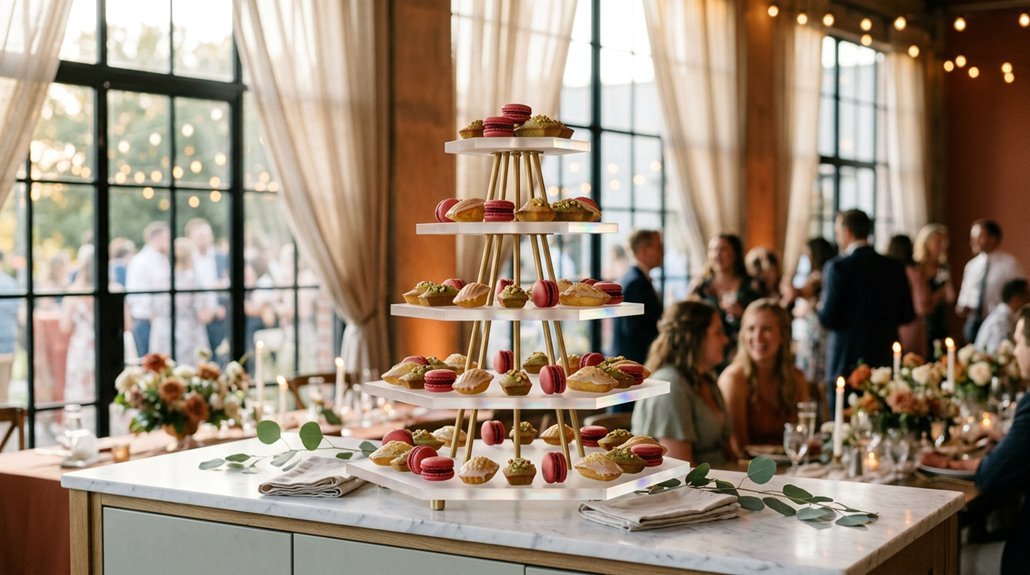 top wedding tiered dessert stand choices