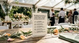 wedding allergy labeling 5 step safety guide