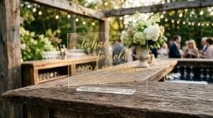 wedding bar sign cheers to lifelong love