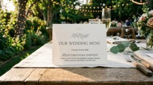 wedding menu wording food station ideas