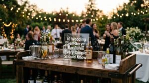 wedding self serve bar rules for couples
